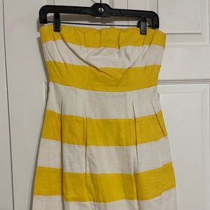 Strapless summer dress